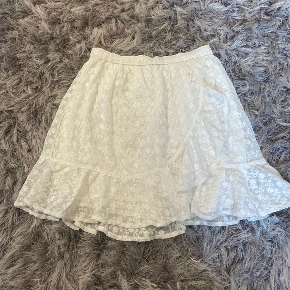 Abercrombie White Skirt